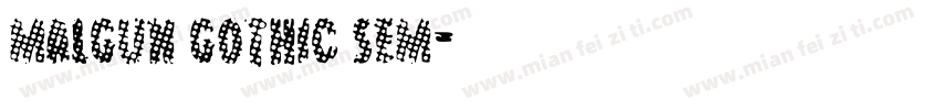 malgun gothic sem字体转换